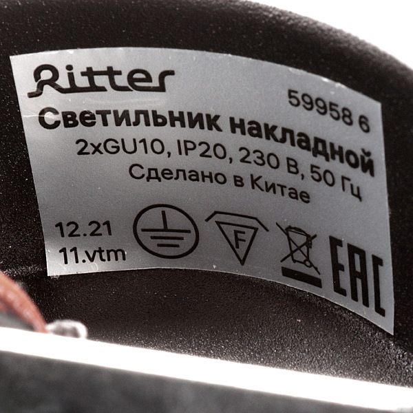 Настенный светильник Ritter Arton 59958 6